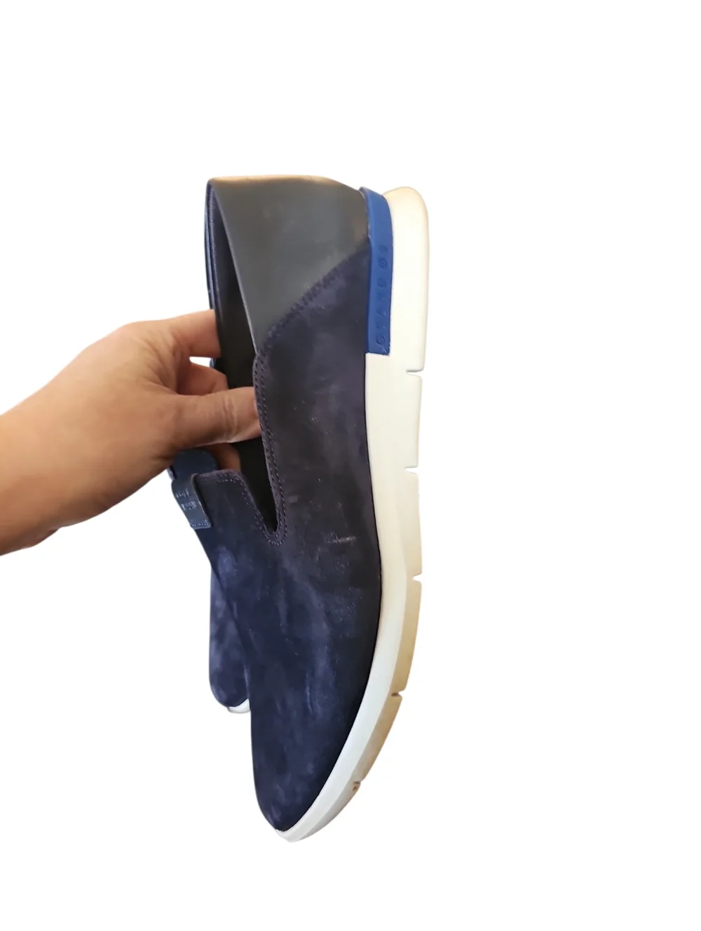 Cole Haan Grand Horizon Slip on Loafer womens Loafer Navy Marine Blue Sz 8 SH163 - Picture 4 of 6